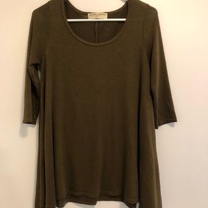 Urban Outfitters loose fitting army green top